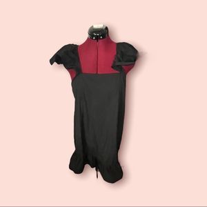 Nasty Gal Size 6 Black Babydoll dress NWT